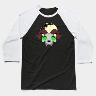 Chupacabra Moon Baseball T-Shirt